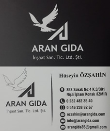 Aran Gida Kart vizit